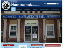 Tablet Screenshot of hamtramck.us
